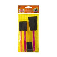 Mod Podge FBA Scrapbooking Foam Brush Set, 24959 (4-Piece), Assorted 4 Count