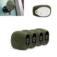 Silicone Skins for Arlo HD (4 pcs Green) for Arlo HD Wireless Free Camera Protective Case - for Netgear Arlo HD Smart Security Accessories Silikon Case - for VMS3230- by Sully