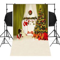 Sunshinehomely-Decor SHL 3x5FT Christmas Backdrop for Photography Wood Plank Photo Background Studio Props (G)