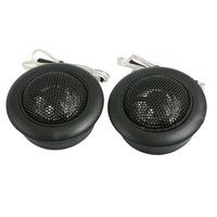 uxcell Car Vehicle Flush Mount Dome Loud Speaker Tweeter Black 150W 2 Pcs