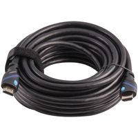 Top Dog Cables - TD-07BKBL35- Premium 35 Foot High Speed HDMI Cable with Ethernet - Black/Blue - 3D HD PS3 4 XBOX One 360 DVD TV Blu Ray