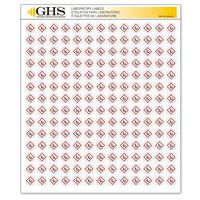 GHS/HazCom 2012: Hazard Class Pictogram Label, Skull and Crossbones, 1/2" each (Pack of 1820)