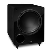 Fluance DB10 10-inch Low Frequency Powered Subwoofer for Home Theater (Black)