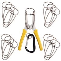 Feiyang 13 Miter Spring Clamps with Pliers for Woodworking,Wood Trim,Picture Frames and Moldings