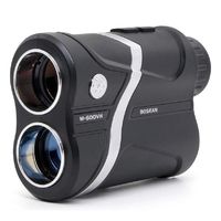 MOESAPU USB Rechargeable Laser Golf Range Finder Without Slope 5-656 Yards 7X with Pinseeker Technology, Range, Speed, Angle, Height Measurement Rangefinder for Hunting (M-600VH)