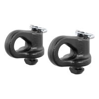 CURT 60608 OEM Puck System Gooseneck Safety Chain Anchors for Ford Trucks, OEM Puck System Required