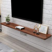 Floating Shelf Wall Mounted TV Shelves Modern TV Stand Minimalist TV Cabinet 60-140cm Wall Decoration TV Console Shelves for Living Room ＆ Bedroom (Color : C, Size : 120cm)