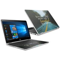 MightySkins Skin Compatible with HP Pavilion x360 15.6" (2018) - Difficult Roads | Protective, Durable, and Unique Vinyl Decal wrap Cover | Easy to Apply, Remove, and Change Styles | Made in The USA