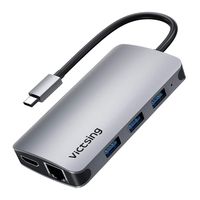 VicTsing Gold-Plated HDMI Male to VGA Female Aluminium Alloy 1080P Video Converter for PC, Laptop, Desktop,Chromebook, TVBOX, DVD and Other HDMI Input Devices