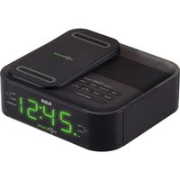 RCA Clock Radio with Soundflow Wireless Audio and USB Charging