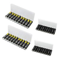 AA AAA Battery Storage Case Holder Organizer Box (2AA+2AAA)