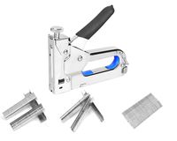eoocvt Staple Gun 3 in 1 Manual Nail Gun for Material Repair, Decoration, DIY, Furniture, Doors and Windows, Carpentry