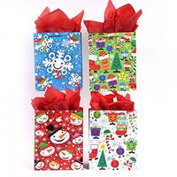 Extra Large"Snow Smiles" Christmas Gift Bags by FLOMO