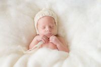 Sunmig Newborn Baby Wool Fluff Photo Props Merino Basket Stuffer Basket Filler Rug Photography Prop (White)