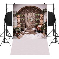 Wensltd Clearance! Christmas Backdrops Tree Vinyl 3x5FT Fireplace Background Photography Studio (G)