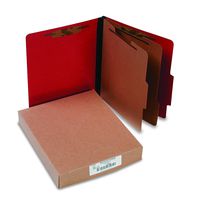 ACCO 15669 ACCO Presstex Colorlife Classification Folders, Letter, 6-Section, 10/Box