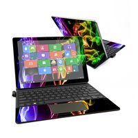 Mightyskins Skin Compatible with Samsung Galaxy Book 12" - Bright Smoke | Protective, Durable, and Unique Vinyl Decal Wrap Cover | Easy to Apply, Remove, and Change Styles | Made in The USA