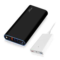 BatPower ProE 2 EX10B Portable Charger External Battery Power Bank for Apple MacBook Pro MacBook Air Mac Retina 2006-2015 Laptop, QC 3.0 USB Ports Fast Charging for Tablet and Smartphone -148Wh