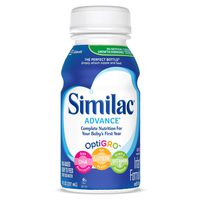 Similac Advance Infant Formula with Iron, Baby Formula, Ready to Feed, 8 fl oz (Pack of 24)
