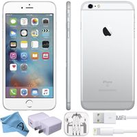 Apple iPhone 6S, GSM Unlocked, 16GB - Silver (Renewed)