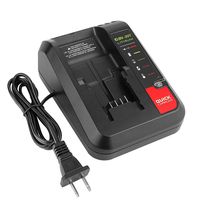 YABELLE 20V Replacement for Porter Cable PCC685L PCC680L PCC675L Battery Charger and Black & Decker BDCAC202 LBXR20 LB20 LBX20