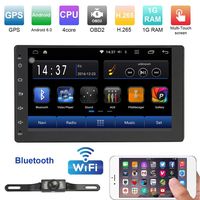 Barryblue 7" Car 2DIN in Dash Stereo GPS Navigation DVD Player for Android 6.0 Double Radio with Reversing Camera