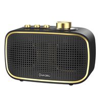 Onforu Retro Bluetooth Speaker, 20W Vintage Wireless Speaker with Loud Stereo Sound, Bluetooth 5.0 Indoor Speaker for Bedroom, Living Room and Home, IPX5 Waterproof Shower Speaker for Bathroom