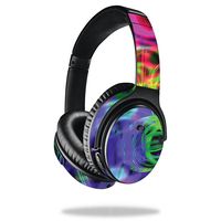 MightySkins Skin Compatible with Bose QuietComfort 35 Headphones - Neon Splatter | Protective, Durable, and Unique Vinyl Decal wrap Cover | Easy to Apply, Remove, and Change Styles | Made in The USA