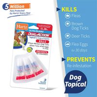 Hartz UltraGuard Dual Action Topical Flea & Tick Treatment for Dogs and Puppies - 15-30lbs, 3 Monthly Treatments