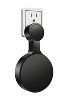 NCVI Wall Mount Hanger Holder Stand for Google Home Mini Voice Assistants,Space-Saving Without Messy Wires or Screws,Compact Holder Case in Kitchens,Bathroom and Bedroom(Black for Mini)