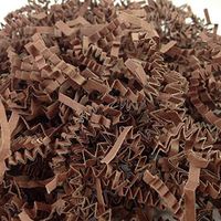 Black Cat Avenue 2 LB Cocoa Crinkle Cut Paper Shred Filler for Gift Wrap and Basket Filler