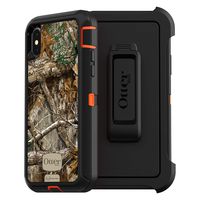 OtterBox DEFENDER SERIES SCREENLESS EDITION Case for iPhone Xs & iPhone X - Retail Packaging - RT BLAZE EDGE (BLAZE ORANGE/BLACK/RT EDGE GRAPHIC)
