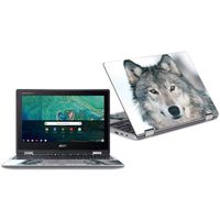 MightySkins Skin Compatible with Acer Chromebook Spin 11" CP311 - Wolf | Protective, Durable, and Unique Vinyl Decal wrap Cover | Easy to Apply, Remove, and Change Styles | Made in The USA