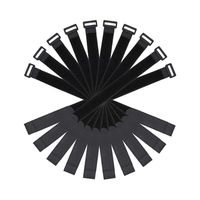 10pcs Durable Cable Tie Down Straps / 1"" x 13"" Hook & Steel Loop Fasteners/Rear Window/Secure Soft Top When Down or Sunrider/Adjustable Cinch Straps for Jeep Wrangler,Auto, Home, Outdoors