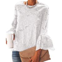 Summer Womens Tops Casual Long Sleeved/Sleeveless Blouse Tops Lace Flowy Loose Shirts Tank Tops (3-White, M)