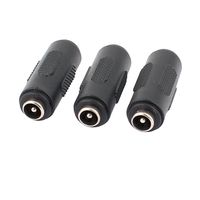 uxcell 3Pcs DC Power Female to Female Jack Adapter 2.1x5.5mm Connector for CCTV Camera