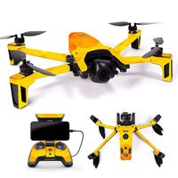 MightySkins Skin Compatible with Parrot Anafi Drone - Orange Texture | Protective, Durable, and Unique Vinyl Decal wrap Cover | Easy to Apply, Remove, and Change Styles | Made in The USA