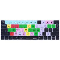 XSKN PreSonus Studio One Keyboard Skin for Touch Bar MacBook Pro 13 15 Retina Display A1706 A1707 (2016 Release, Touch Bar Sticker Gift) Functional Shortcut Silicone Keyboard Cover