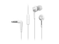 Panasonic TCM105 In-ear, White Microphone, RP-TCM105E-W (Microphone ›9 mm, 10Hz-24kHz, 13 g)
