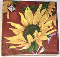 Mesafina 20 Count Luncheon Napkins, Sunshine Red