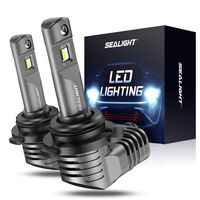 SEALIGHT Scoparc S2 9005/HB3 LED Headlight Bulbs, 9005 LED High Beam, 1:1 Halogen Bulb Design, 6000K Bright White