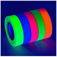.5 in x 60 ft (PER ROLL!) 5-Pack UV Blacklight Reactive Fluorescent/Neon Party Tape