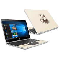 MightySkins Skin Compatible with HP Pavilion x360 15.6" (2018) - No More Eye Circles | Protective, Durable, and Unique Vinyl Decal wrap Cover | Easy to Apply, Remove | Made in The USA