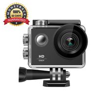 1080P Action Camera, WiFi Sports Action Camera Ultra HD Waterproof DV Camcorder Mini Video Camera with Waterproof Case, Rechargeable Battery for Outdoor Sports