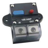 ZOOKOTO 12-24 Volt DC 100A Circuit Breaker, 0 or 4 Gauge Trolling Motor Auto Car Marine Boat Bike Stereo Audio Inline Fuse Holders Inverter (100A)