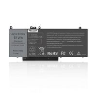 RayWEE New Laptop Battery for DELL Latitude E5250 E5450 E5550 8V5GX R9XM9 WYJC2 1KY05 Notebook Batteries -7.4V 51WH