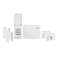 Skylink M-6 M-Series Starter Kit 4-Zone Alert Alarm System, Works with up to 16 Wireless, Package Includes Door, Motion sensors, and keypad Remote. No Monthly Fees, White