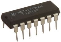 Major Brands 74HCT14 ICS and Semiconductors, Hex Schmitt Trigger Inverter (Pack of 15)