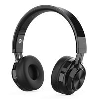 Wireless Bluetooth Headphones for Kids, MeihuaTu Foldable Hi-Fi Stereo Headset Built-in Microphone for iPhone,Samsung Huawei Xiaomi Tablets TV(Black)