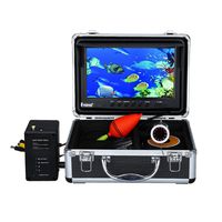 Eyoyo Portable 9 inch LCD Monitor Fish Finder HD 1000TVL Fishing Camera Waterproof Underwater DVR Video Cam (9 inch Infrared Lights(30m))